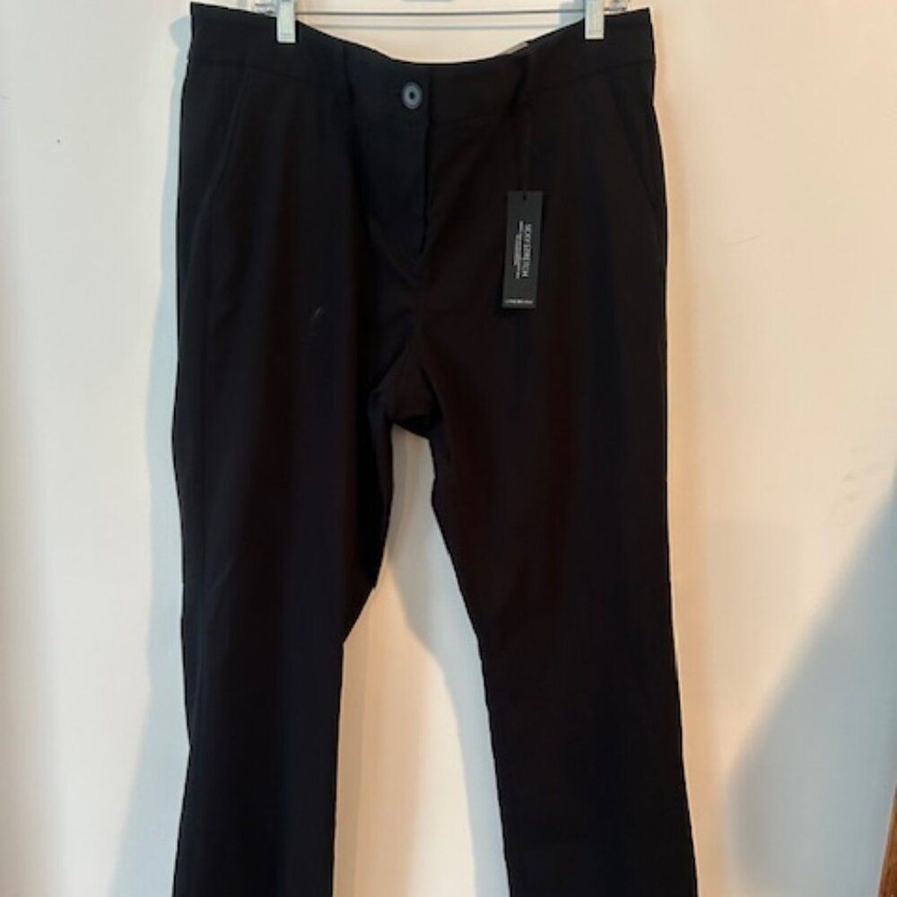 Lane Bryant The Sophie Black straight fit boot cut trouser, size 18